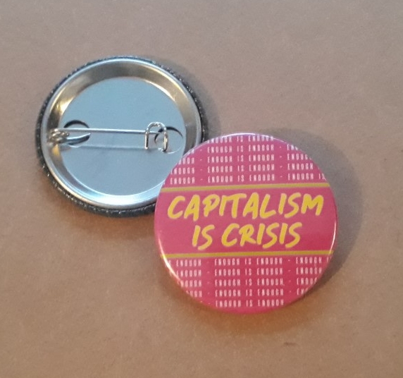 capitalism badge